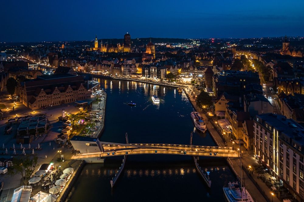 Baltic Gdansk Old Town.