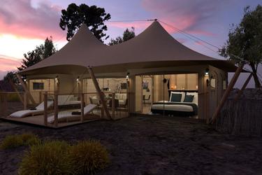 4-Personen Möbliertes Zelt Glamping 4GT