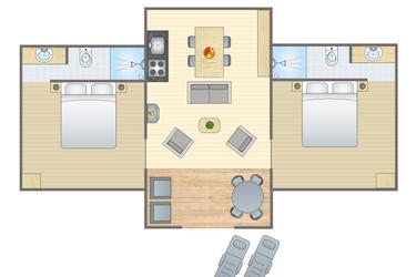 4-personne(s) tente Glamping 4GT