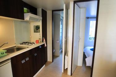 2-persoons bungalow Mobil Home Bleu Lagon Authentique 2 Pièces 2/4 Personnes