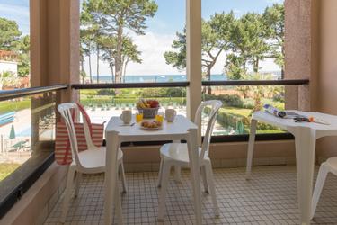 5-Personen Ferienwohnung - 1 bedroom - Terrace or balcony - Sea view
