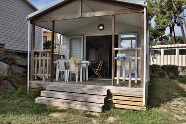 5-persoons bungalow Mobil Home Le Cap Océan Duo Contemporain 3 Pièces 5 Personnes