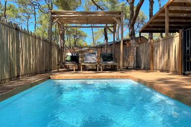 6-persoons Stacaravan Cottage Pool 3 bedrooms