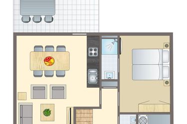 6-Personen Ferienhaus 6L