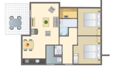 4-la personne bungalow 4L