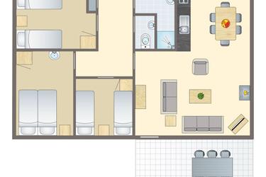 6-personne(s) bungalow 6B2