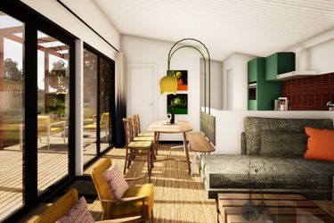 6-persoons bungalow Comfortable lodge with two bathrooms, sea at 500m