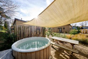 4-persoons Lodge Zand Lodge Jacuzzi