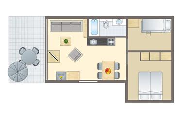 4-persoons bungalow 4B2