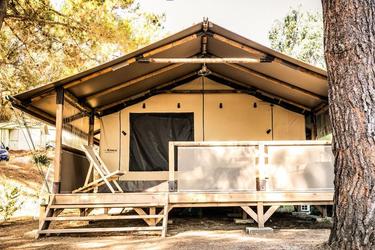 5-persoons Safaritent Corsica Lodge 3 Rooms 5 People Air-conditioned