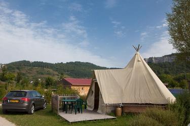 4-Personen Bungalowzelt LODGE TRAPPEUR without sanitary facilities