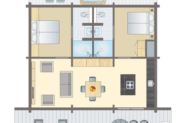 4-Personen Villa 4CJ