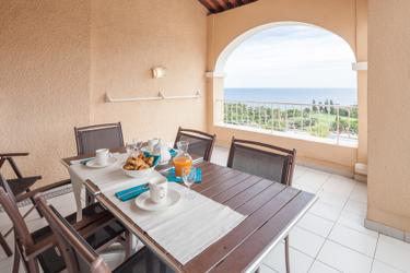 7-Personen Ferienwohnung - 1 bedroom + 1 sleeping alcove - Terrace - Sea view