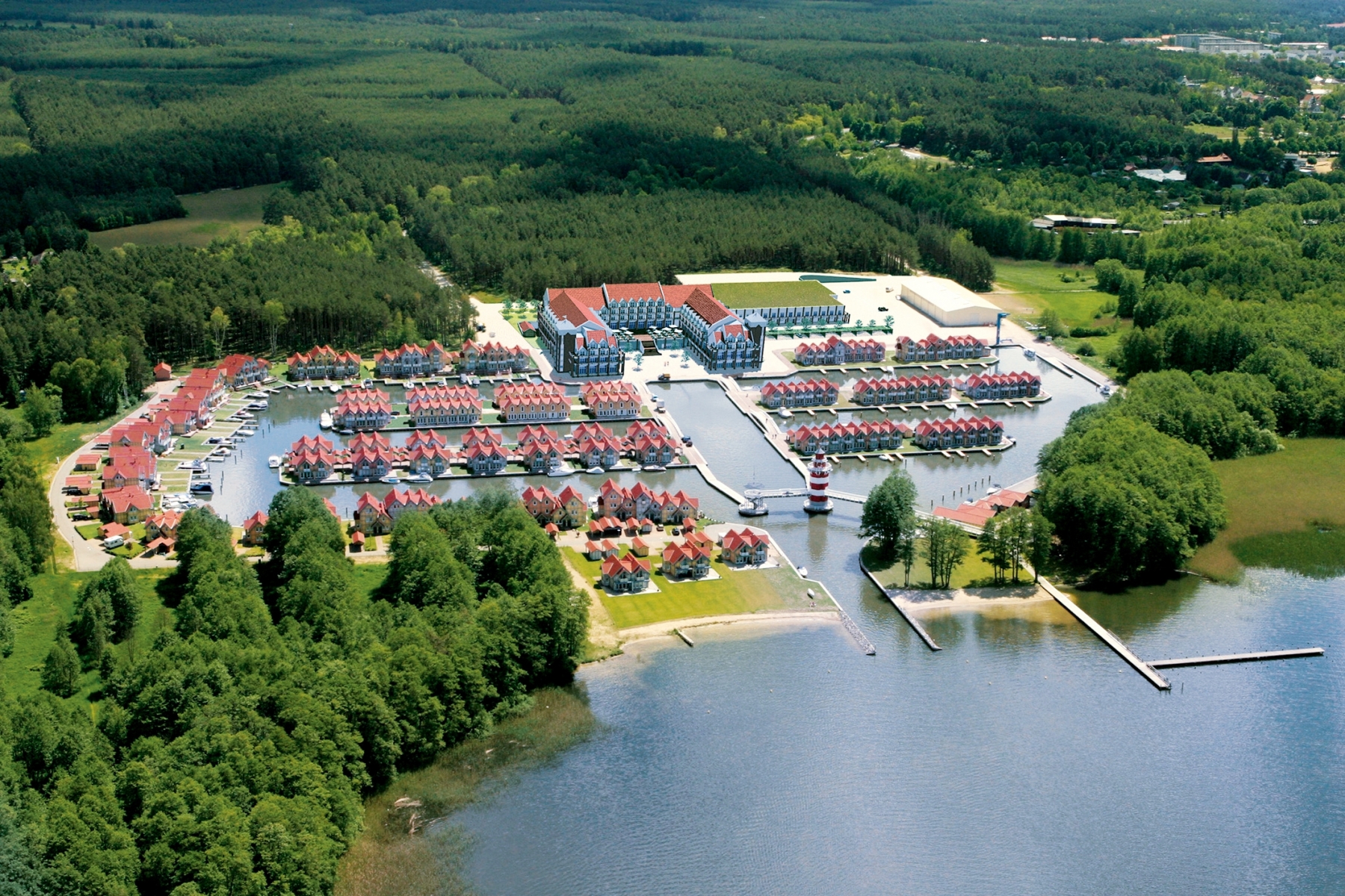 Korting vakantiepark Mecklenburgische Seenplatte 🏕️ Hafendorf Rheinsberg
