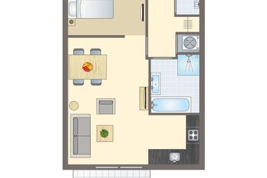 2-person apartment 2CA Comfort