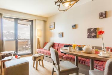 4-Personen Ferienwohnung - 1 bedroom - Balcony - Mountain view