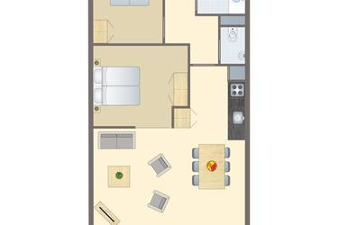 6-persoons appartement 4-6D1 Comfort