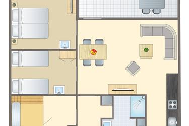 4-person cottage 4L