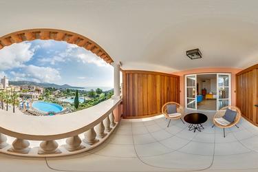 3-Personen Hotelzimmer - Triple - Terrace or balcony - Sea view