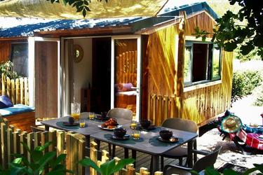7-persoons Safaritent Air-conditioned Ecolodge + TV (max 6 adults)