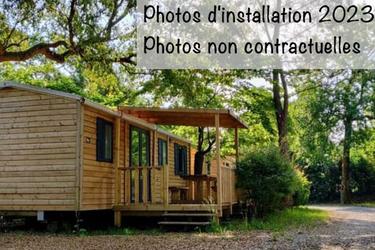 6-Personen Mobilheim New Espace BDL 32/33m² Air conditioning + TV + Covered Terrace