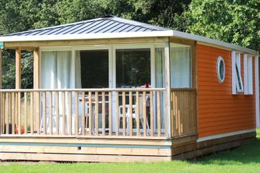 4-personnes caravane résidentielle/chalet Jeneverbes
