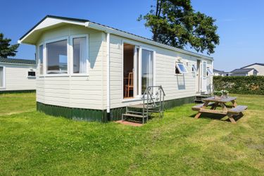 6-persoons stacaravan/chalet Basic