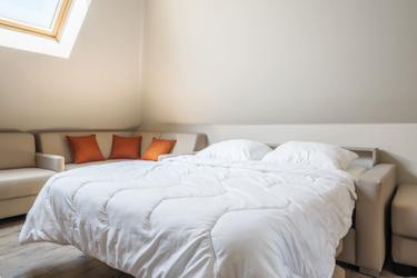 6-Personen Ferienwohnung Comfort | Slaapkamer - Slaaphoek - Zetelbed