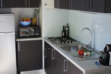 6-Personen Mobilheim/Chalet (max. 4 adults) Lounge Deluxe XL