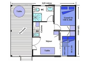5-persoons Chalet Comfort 4/5 Pers 20m² + 10m².