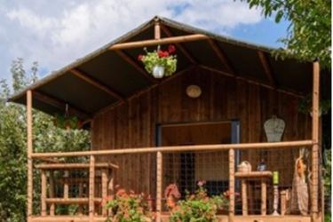5-Personen Chalet Premium cottage (2022) by the river, 2 bedrooms, covered terrace 5 pers