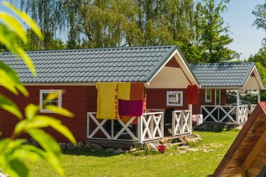 4-persoons stacaravan/chalet Scandinavische Lodge
