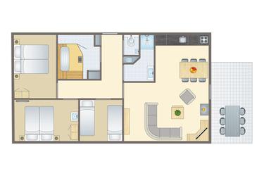 6-persoons bungalow 6CE