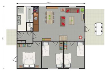 6-persoons bungalow Molecaten