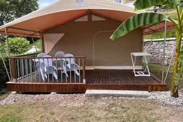 4-persoons Safaritent Lodge with Terrace