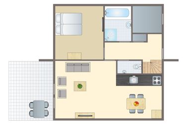 4-Personen Ferienhaus 4L1