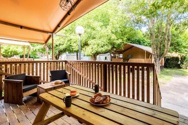 5-persoons Safaritent Lodge Luxury 3 Rooms 5 People (max 4 adults)