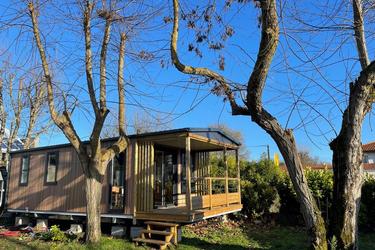 6-Personen Mobilheim New in 2022 - Mobile Home Standing 28m2 + integrated terrace 8m2 4/6 pers