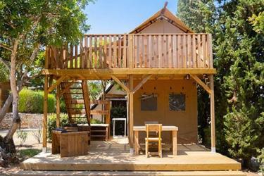 2-persoons Safaritent LUNA LODGE 1bedroom 2pers