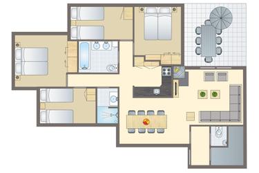8-Personen Ferienhaus 8C