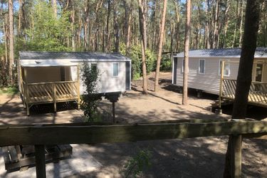 6-Personen Ferienhaus Comfy chalet with deck, in the Antwerp Kempen