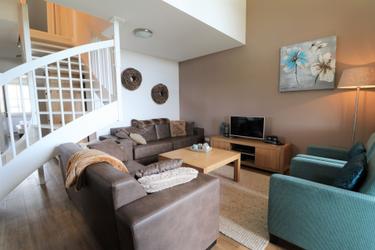 6-Personen Ferienwohnung sfeervol penthouse direct aan de piste