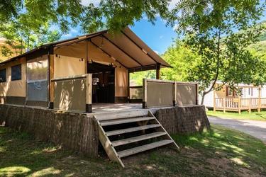 5-persoons Safaritent Lodge 3 Rooms 5 People Without Sanitary (max 4 adults)