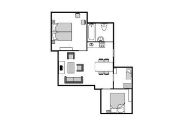 4-la personne bungalow 4E