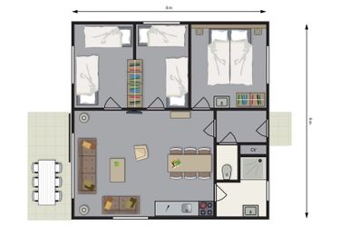 6-persoons bungalow Hattem