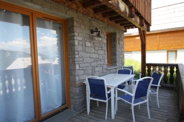 10-Personen Ferienhaus Beautiful chalet on the edge of the center of Pra Loup