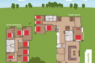 24-persoons groepsaccommodatie Groepsvilla