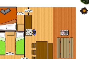 6-persoons tent Safaritent