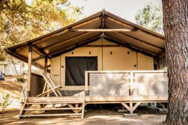 4-persoons Safaritent Corsica Lodge, 2 rooms - arrival on Saturday in high season