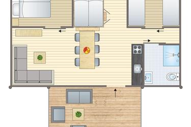 6-personne(s) Tente Safari 6ST1